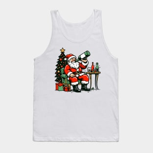 Drinking santa Tank Top